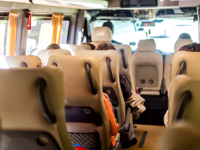 Passenger bus interior